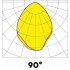Светильник VOLGA W76/4000K 1724х69х63 90° с вводом питания Светильник VOLGA W76/4000K 1724х69х63 90° с вводом питания