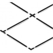 Светильник T-образный LIGHTING 1010 10/6500К 117х180х58 черный