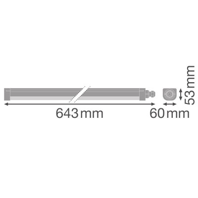 Светильник DP Comp 600 V 16W 840 IP66 Светильник DP Comp 600 V 16W 840 IP66