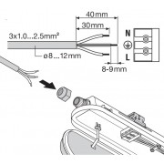 Светильник DP G2 1500 81W 865 IP65 GY
