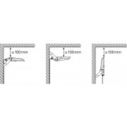 Прожектор FL PRF Asym 45x140 50W 3000K BK