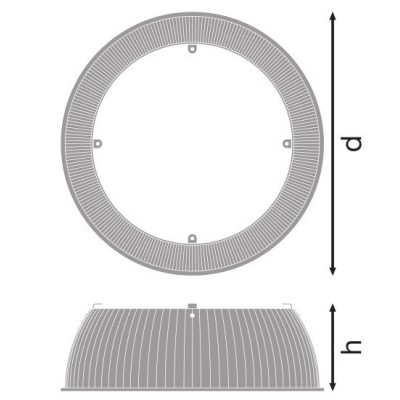 Отражатель PC REFRACTOR 155-210W HIGH BAY g3 Отражатель PC REFRACTOR 155-210W HIGH BAY g3