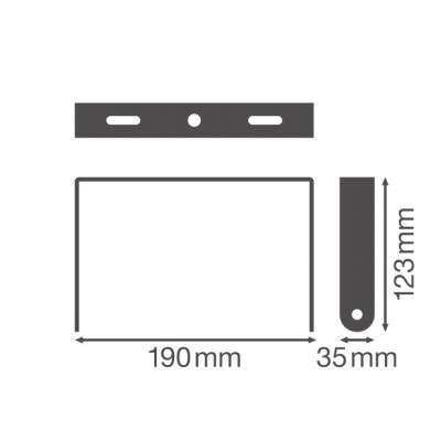 Скоба BRACKET 166W HB Compact V Скоба BRACKET 166W HB Compact V