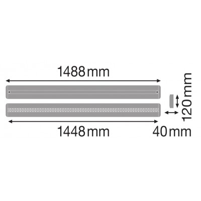 LINEAR IndiviLED D Dali 1500 25W/4000K LINEAR IndiviLED D Dali 1500 25W/4000K