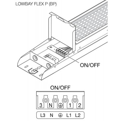Светильник LOW BAY FLEX PRF 1500 P 105W 840 VW Светильник LOW BAY FLEX PRF 1500 P 105W 840 VW