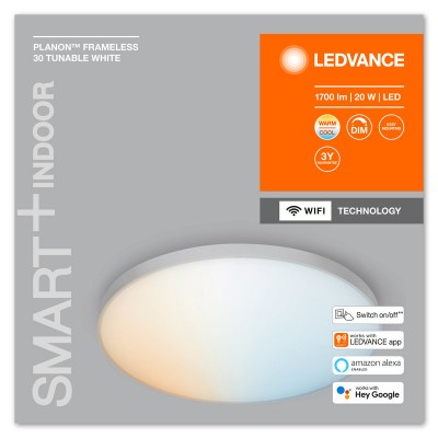 Светодиодная панель Smart WiFi PLANON FRAMELESS RD 30 TW Светодиодная панель Smart WiFi PLANON FRAMELESS RD 30 TW