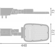 Светильник SL AREA SM V 30W 740 RV20ST Gy