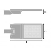 Светильник SL FLEX MD P 80W 740 RV25ST WAL
