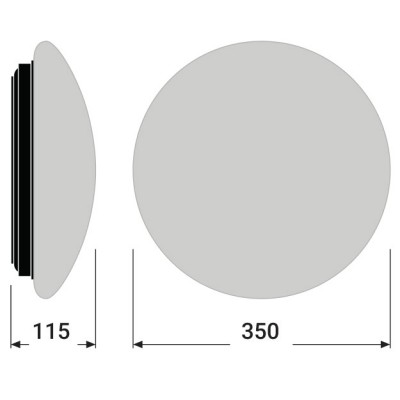 ЖКХ светильник SF CIRCULAR Sen 350 V 18W 830 IP44 ЖКХ светильник SF CIRCULAR Sen 350 V 18W 830 IP44