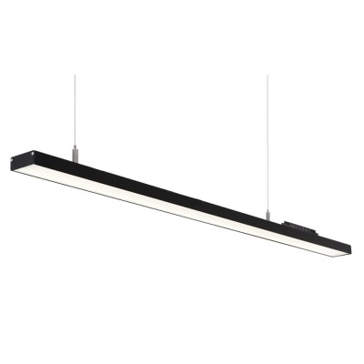 Светильник Слимлайн линейный 40W-2800Lm 5000-5500К Микропризма IP40 черный Светильник Слимлайн линейный 40W-2800Lm 5000-5500К Микропризма IP40 черный